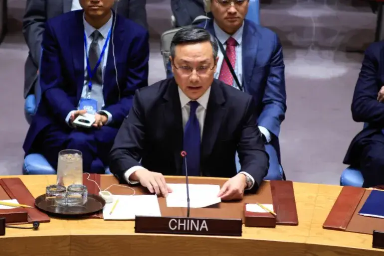 سون لي نائب المندوب الصيني لدى الأمم المتحدة